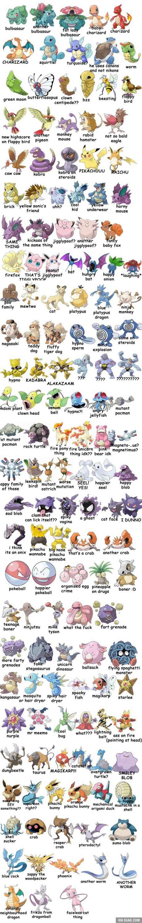 "Pokemon according to my girlfriend" Ajrd8910