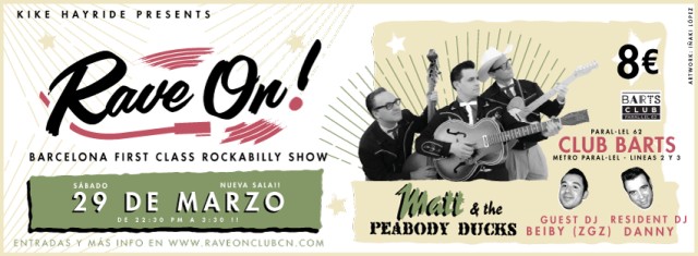 RAVE ON! 29 Marzo - Matt & The Peabody Ducks.BCN 943d8510