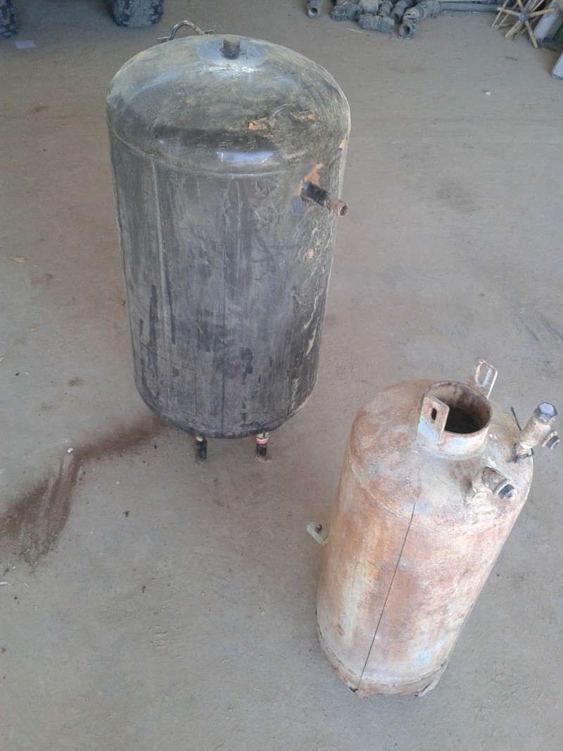 new rocket stove mass heater (and an not successful old one) 2013-112
