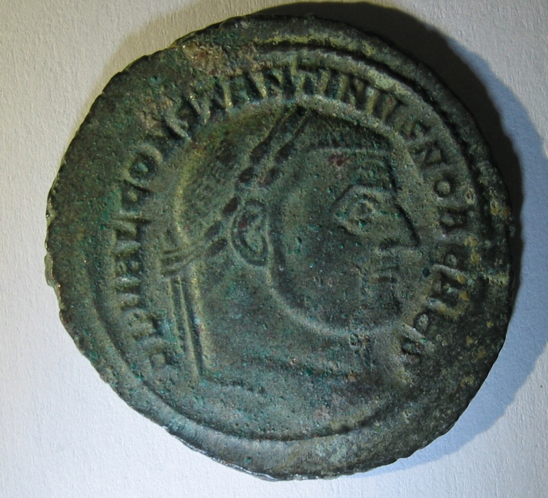 Follis de Constantin I césar frappé à Carthage  123