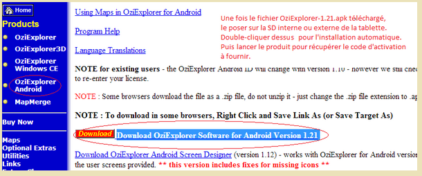 OziExplorer et Oziandroid Sans_t12