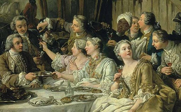 La salle-à-manger et l'art à table au XVIIIe siècle Troy-j10