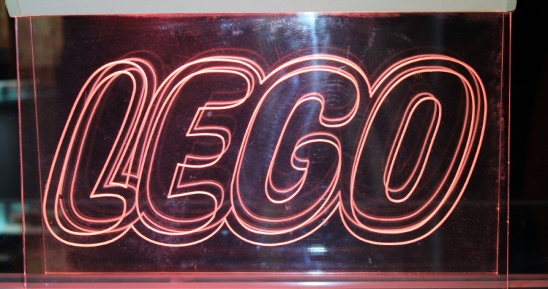 LEGO Pink LED Neon style Advertising Light Lego10