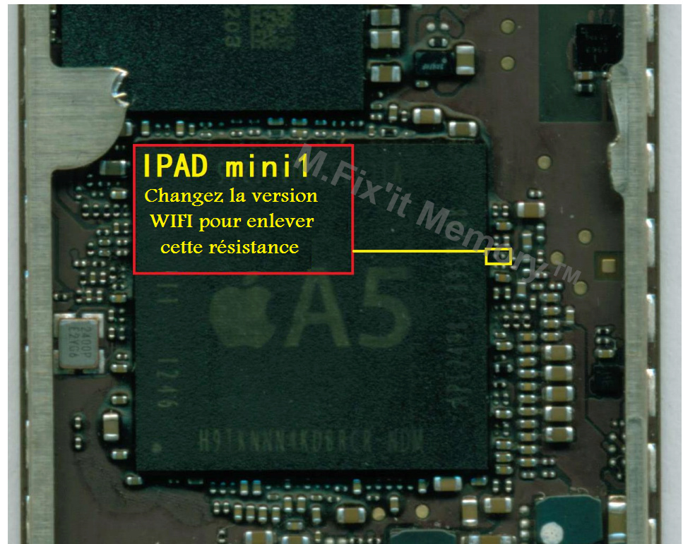 [تم الحل] iPad mini1 3G version hard ID method 210