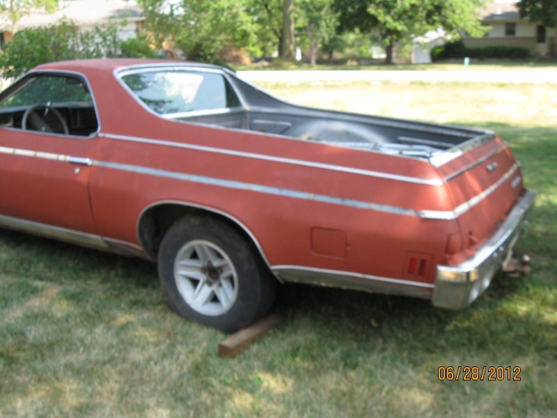 75 el camino project.  Img_2814