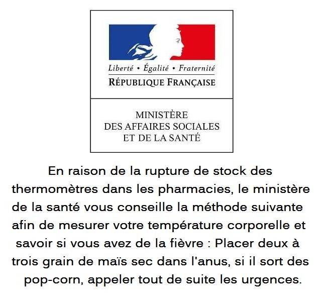 Message du Ministère de la Santé Index15