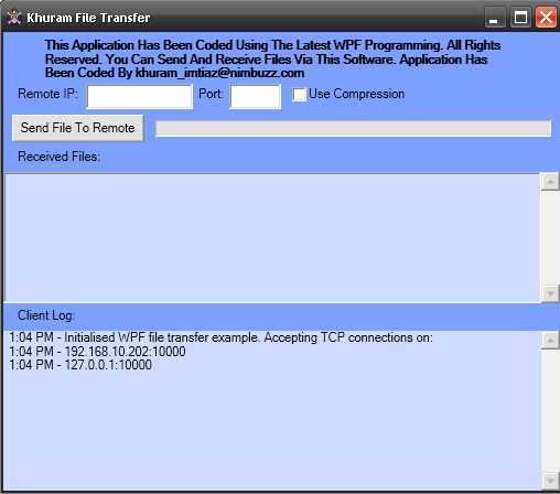 ip based file transfer Fiile10