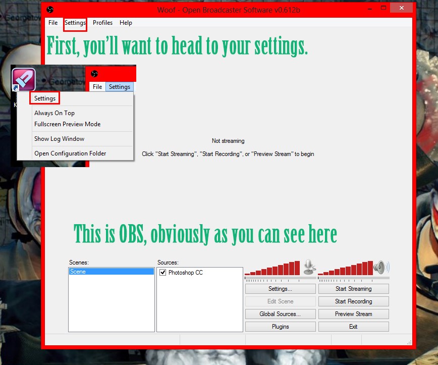 OBS Tutorial (kind of) How to set up for Twitch Obs_tu10