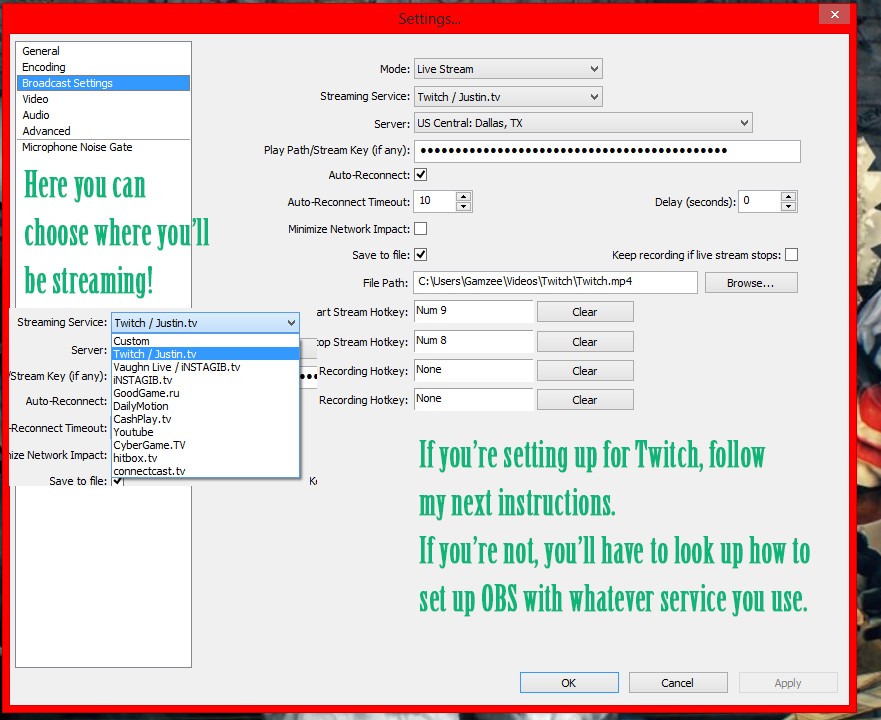 OBS Tutorial (kind of) How to set up for Twitch Obs_tu12
