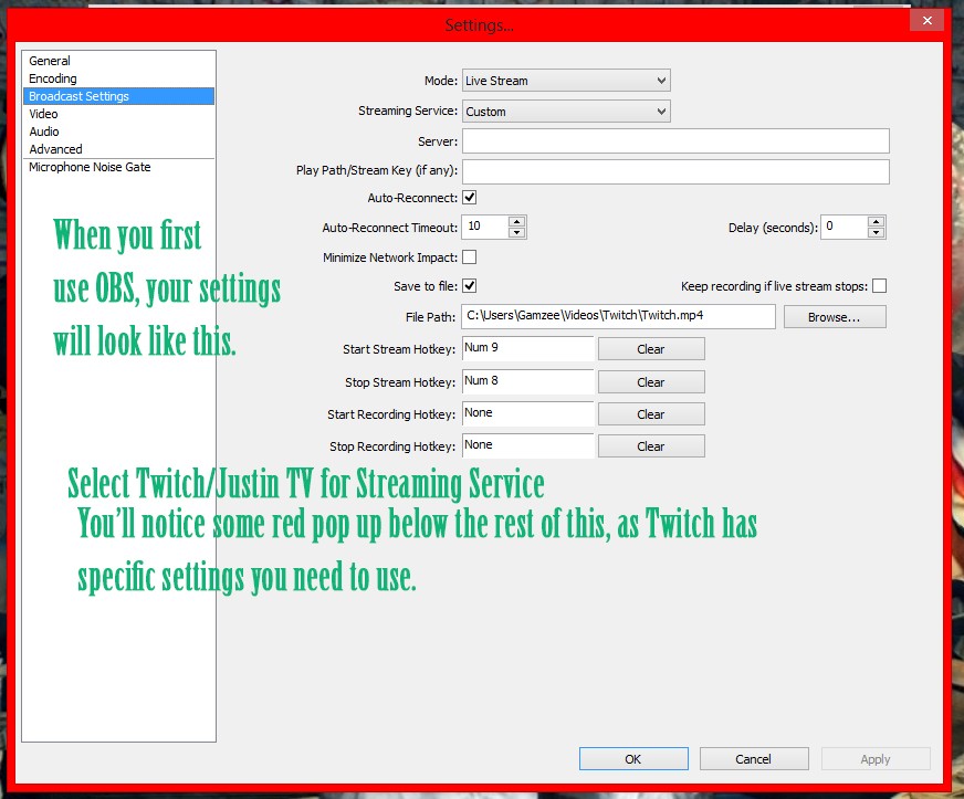 OBS Tutorial (kind of) How to set up for Twitch Obs_tu13