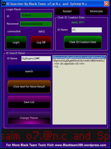 New Multi ID Searcher V 1.2 By BlackTeam St310
