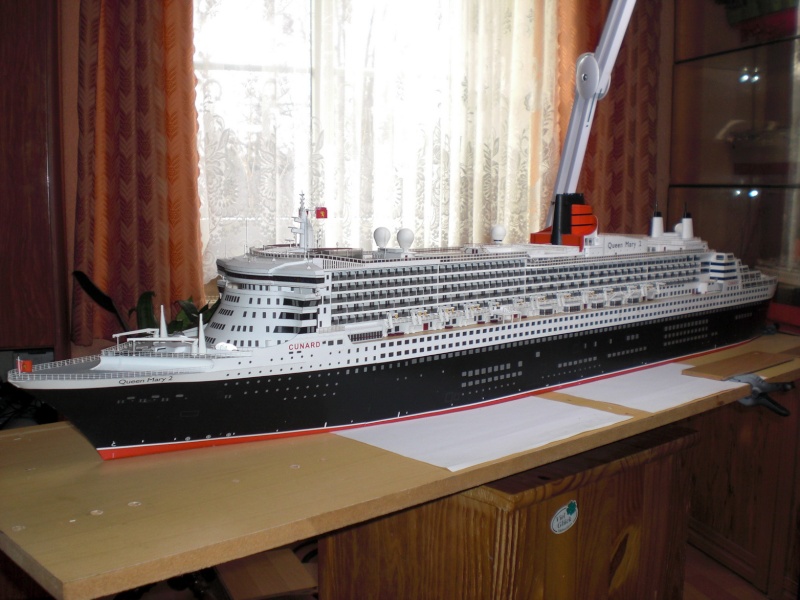 QUEEN MARY2 JSC 1:250 - Fertiggebaut von Uwe Grawunder Queen122