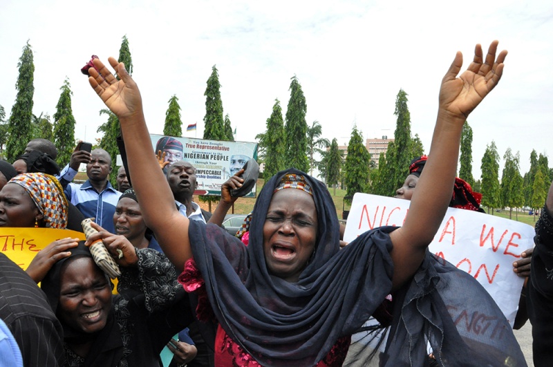 Hundreds of kidnapped Nigerian school girls reportedly sold as brides to militants for $12, relatives say Nigeri10