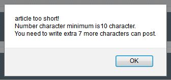 [Javascript]  Limit character when posting [SCEditor] Sx10