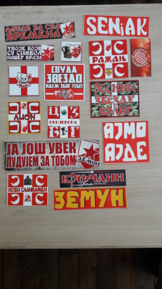 [Vends] Stickers (Auxerre, Sainté, Sochaux, Belgrade, Metz...) 20200716