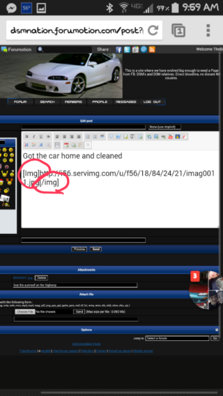 How to post a picture up on Forums 2014-016