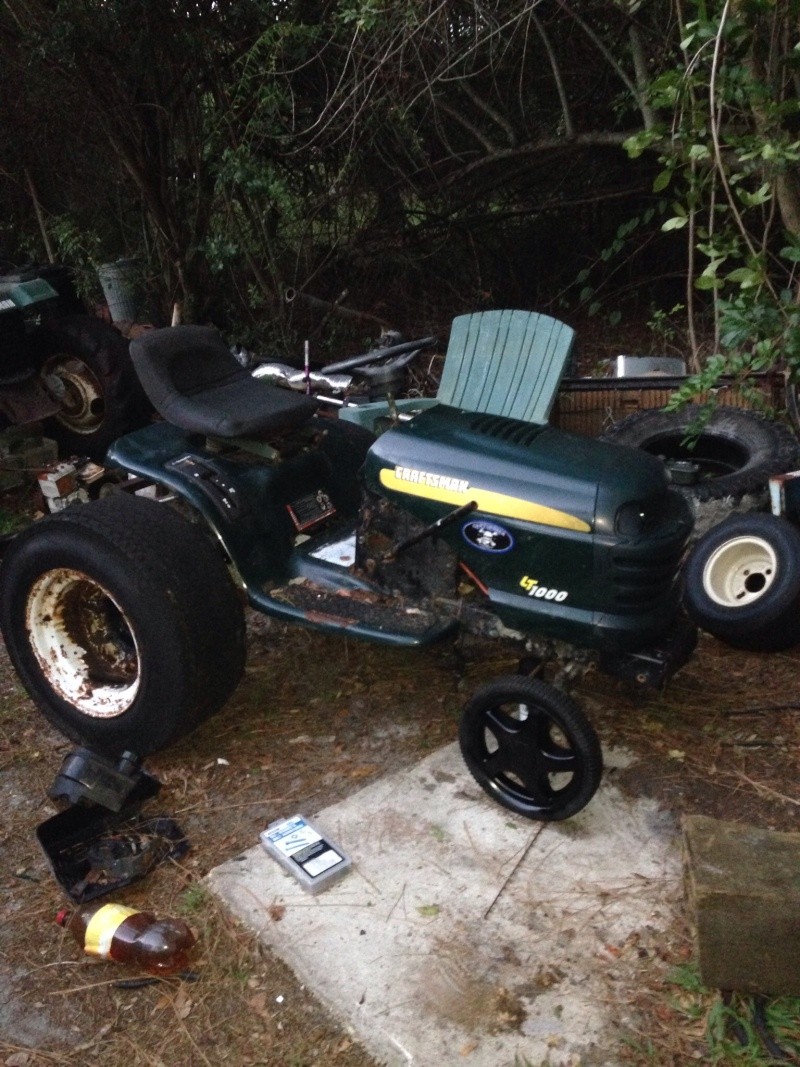 Craftsman lt1000 mud mower build Joey Page 2