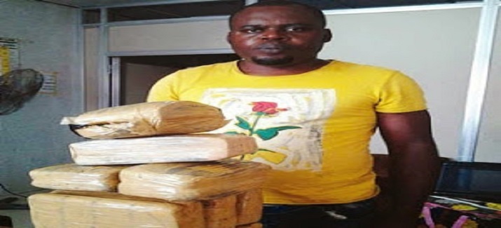 He Was Caught With 9.37kg of Drugs Hidden in FoodStuffs Jude-i10