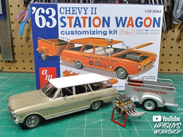 1/25 - CHEVROLET CHEVY II NOVA STATION WAGON 1963 COCA COLA  - AMT REF 1353/12 - MONTAGE TERMINE - Page 2 Amt-r210