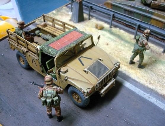 1/35 Diorama guerre du Golf 1991 ESCI / Italeri/ Dragon Dsc00019