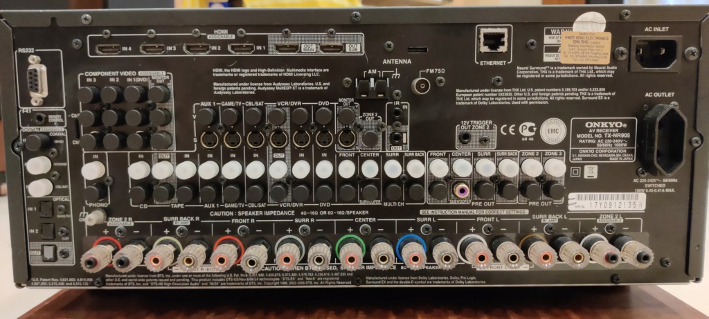 Onkyo NR-TX905 Audio Video Receiver Img_2058
