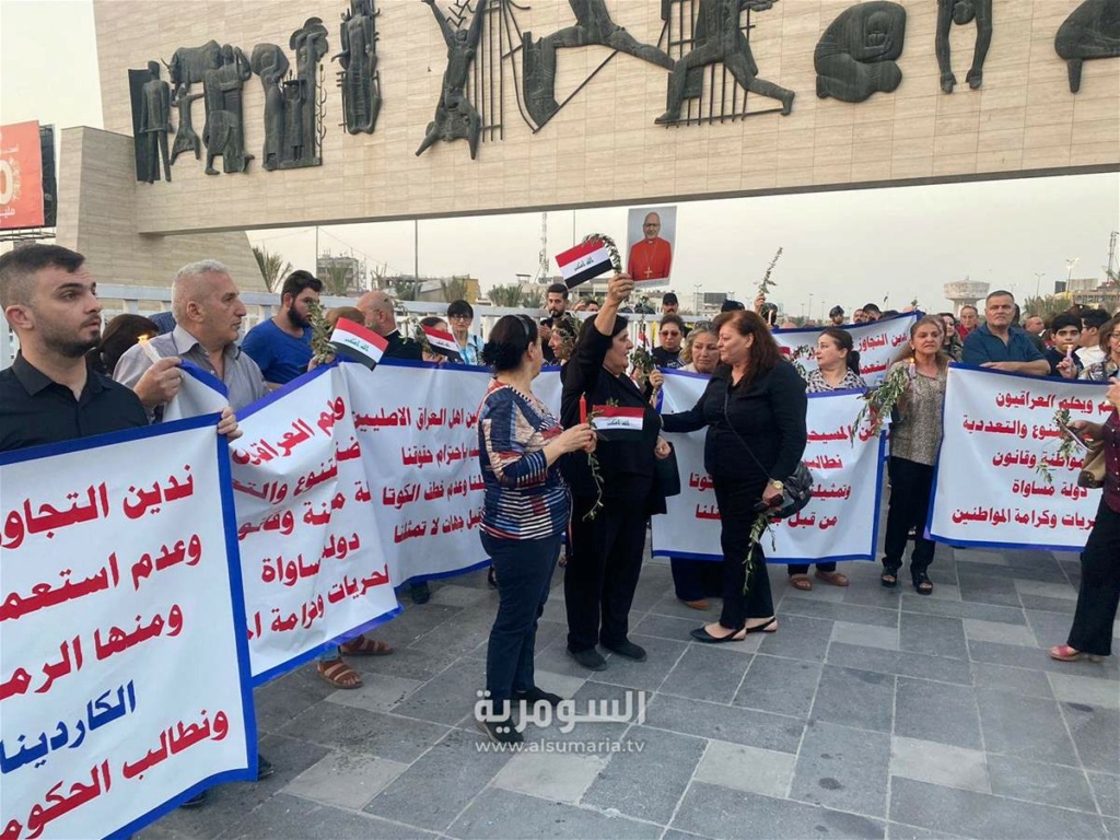 تظاهرات للمسيحيين وسط بغداد دعما لساكو بعد الاتهامات (صور)/Odisho Youkhanna Extima16