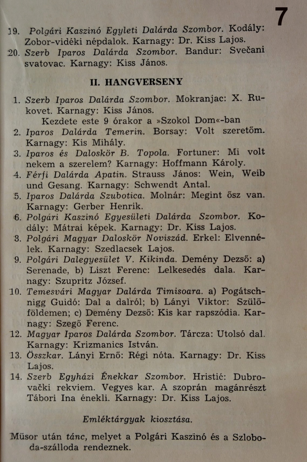 Emlékképek a Zombori Magyar Iparos Dalárda múltjából és jubileumi ünnepségéről  1887-1937 Az_19312