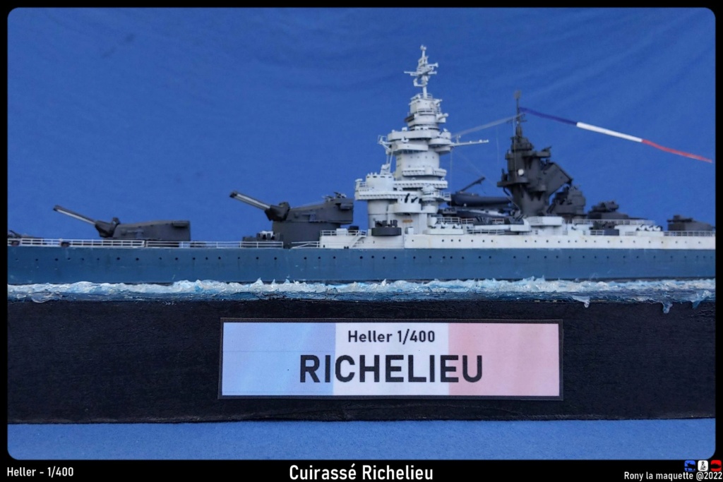 Cuirassé Richelieu [Heller 1/400°] de Rony (expo) Monta112