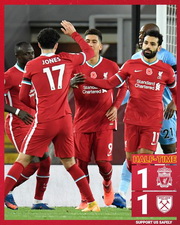 7. Spieltag der Premier League 2020/21 - 31.10. 2020 18:30 FC Liverpool - West Ham United 2:1 (1:1) 311