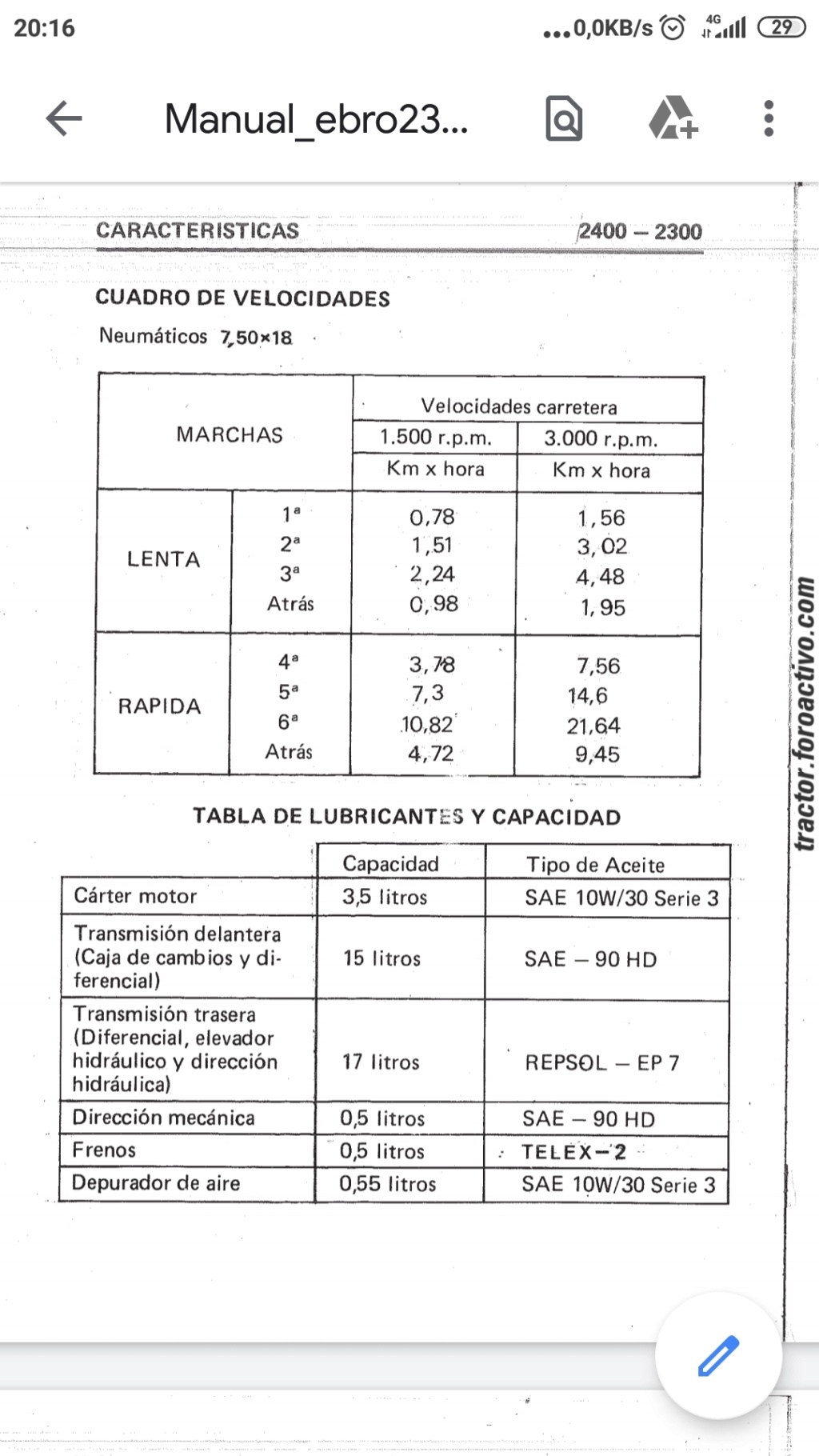 [Ebro 2300] Aceite grupo trasero (hidráulico) y delantero Screen11