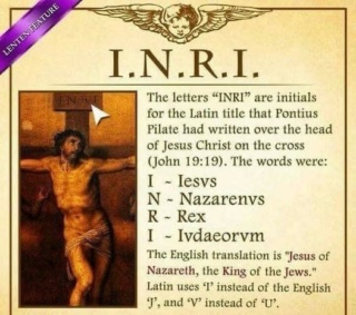 I.N.R.I. - crucifixion of Christ Inrime10