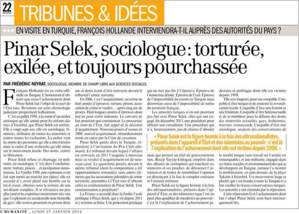 La lutte de Pinar Selek + Lettre de J-L Mélenchon et M. Billard à F. Hollande + Divers Tortur10