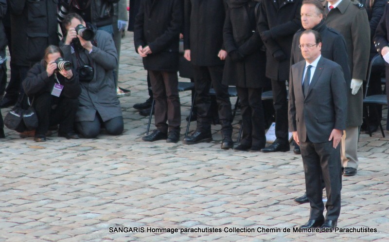 SANGARIS reportage hommage nationale INVALIDES parachutistes morts RCA en présence du Président de la République François Hollande Img_9926