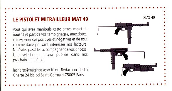 Le PM "MAT 49" de la Manufacture d'Armes de Tulle Pm_110