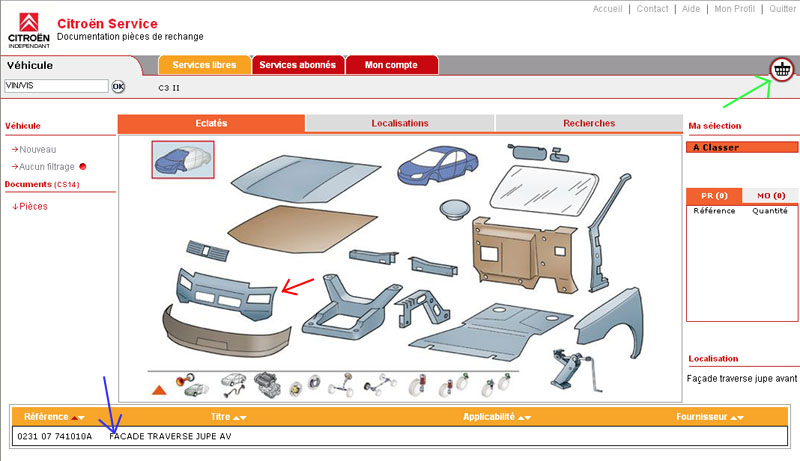 Service box PSA : toutes les pièces de votre auto. Citroe10