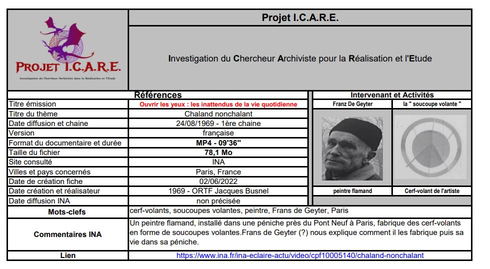 Fiches du Projet ICARE par Jean-Claude LEROY - Page 2 Icare419