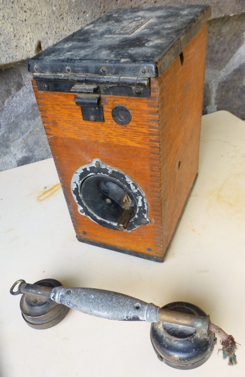 (H) Téléphone de campagne américain 1917 (vendu)  P1100810