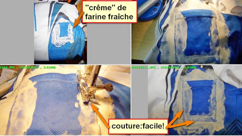 Coudre TRES  facilement du tissu Lycra élastique à la machine à coudre. Coutur10