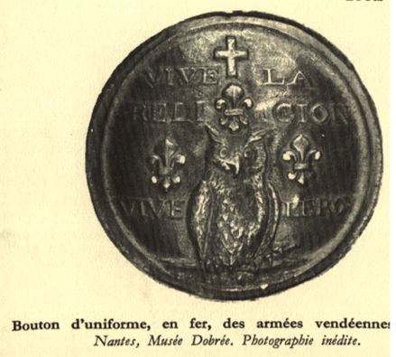 Boutons d'uniforme guerre de Vendée Bouton10