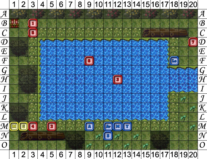 Mission Y'a pas le feu au lac joueur VS monstres (combat 2) Au-lac23