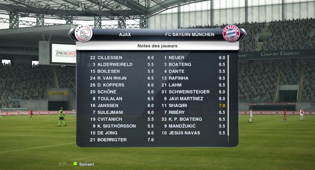 Ajax 0-2 Bayern Notes70