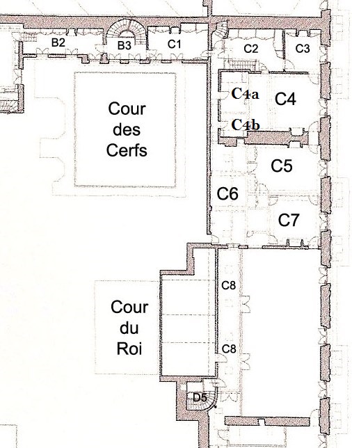 Appartement de l'attique Nord de Mme de Pompadour Plan_a10