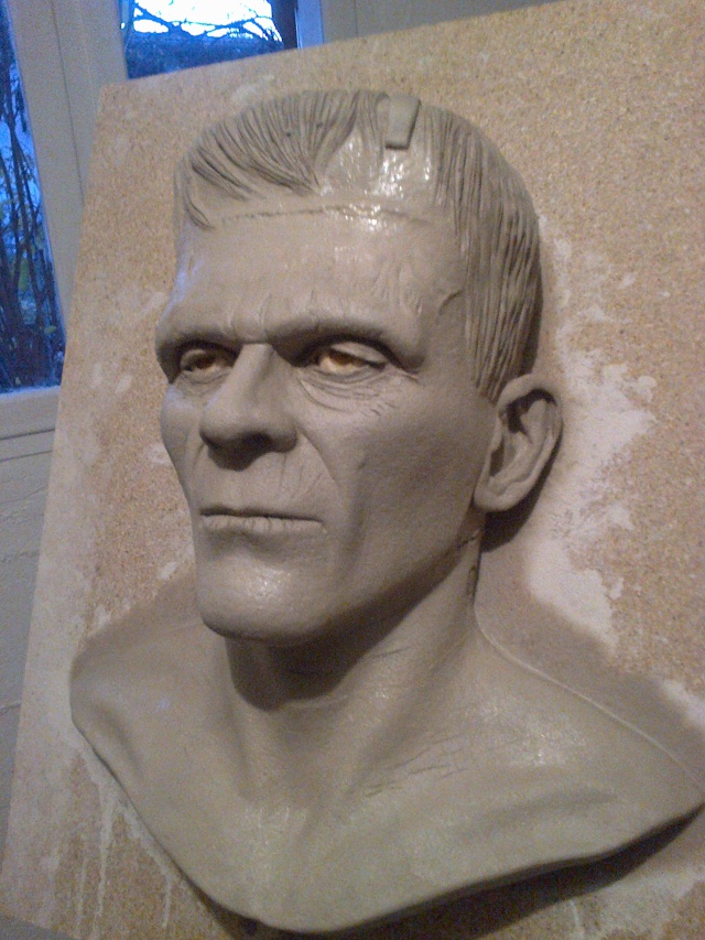 Tableau en 3D du monstre de Frankenstein 08122013