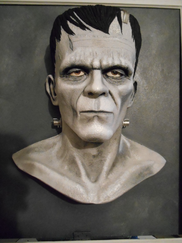 Tableau en 3D du monstre de Frankenstein Dscn0010