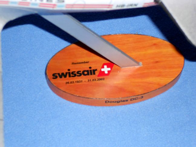 Remember SWISSAIR.....DC-3 in 1:85 Rs0110