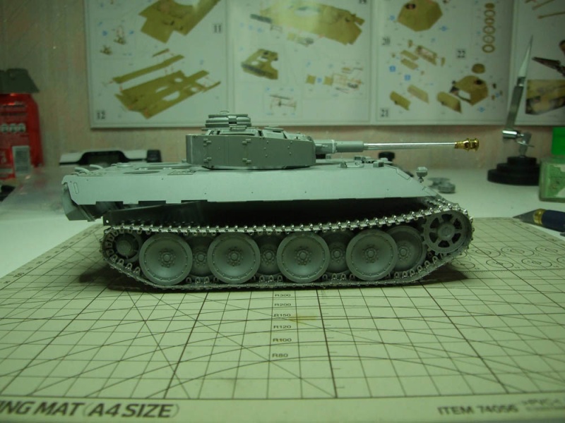 panzer - BergePanther + Tourelle Panzer IV ausf H Dscf5022
