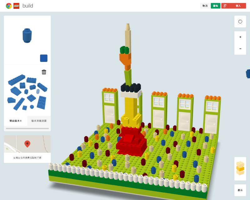 樂高LEGO積木免費玩~~快來用樂高蓋一座自己的城堡 Ezaaao12