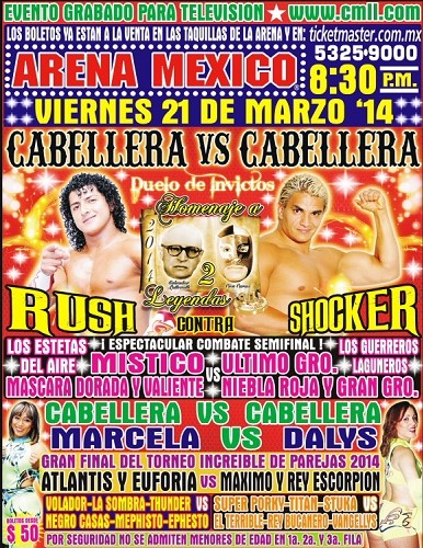 Carte CMLL Homenaje a Dos Leyendas 2014 (21/03/2014) Vierne11