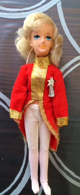 Lady Oscar/Rose Versailles bambola (doll) Ceppi Ratti cm 21 divisa rossa rara Foto_424