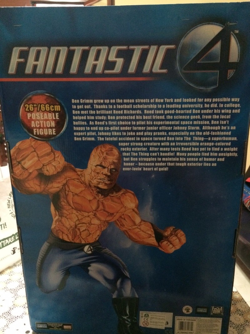 ENORME JUMBO DI BEN GRIMM LA COSA DEI FANTASTICI 4 CM 65 NUOVA FONDO DI MAGAZZINO RARA ! Foto_514